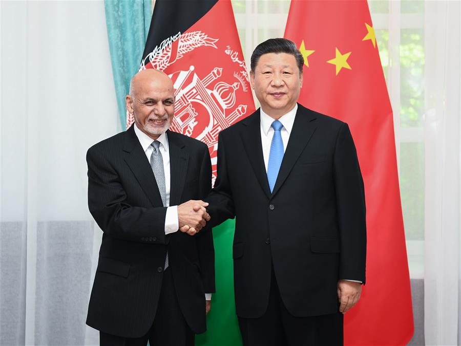 KYRGYZSTAN-BISHKEK-CHINA-AFGHANISTAN-PRESIDENTS-MEETING