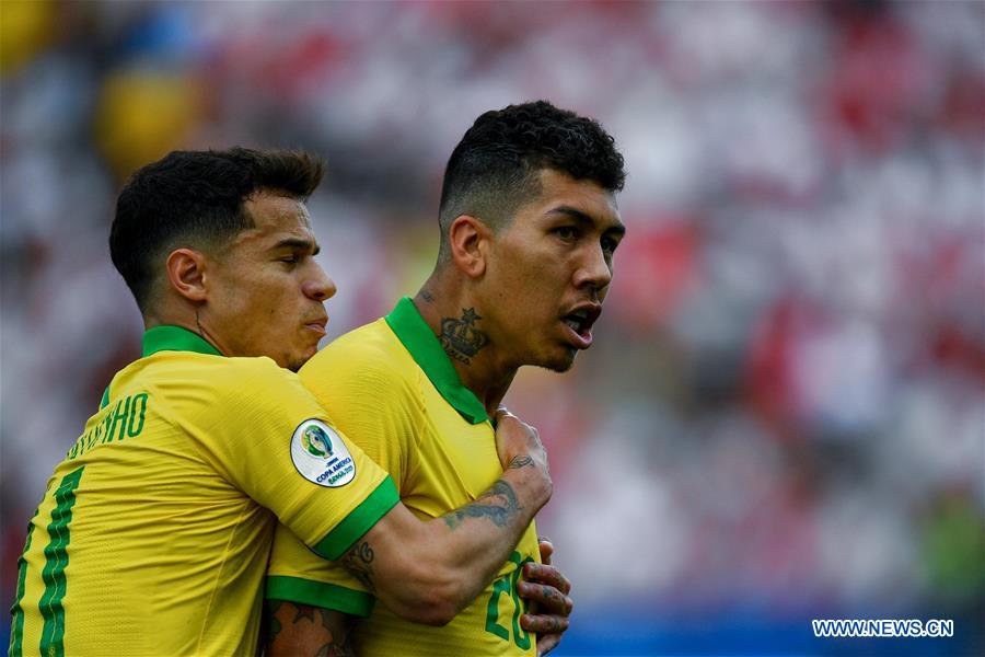 (SP)BRAZIL-SAO PAULO-SOCCER-COPA AMERICA 2019-BRAZIL VS PERU