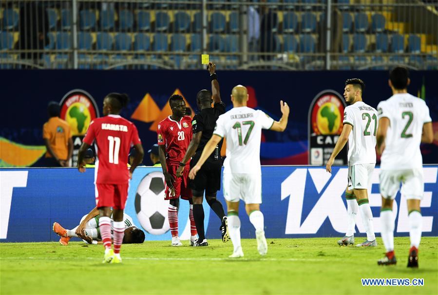 (SP)EGYPT-CAIRO-FOOTBALL-AFRICAN CUP-ALGERIA VS KENYA