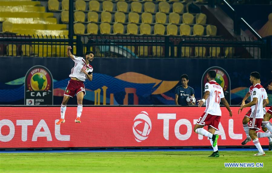 (SP)EGYPT-CAIRO-FOOTBALL-AFRICA CUP OF NATIONS-MOROCCO VS SOUTH AFRICA