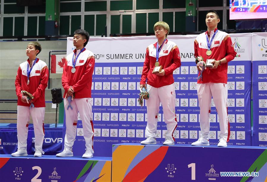 (SP)ITALY-NAPLES-SUMMER UNIVERSIADE 2019-TABLE TENNIS-MIXED DOUBLES