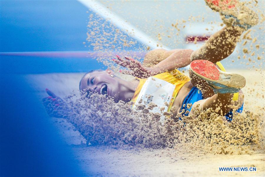 (SP)ITALY-NAPLES-SUMMER UNIVERSIADE-ATHLETICS-WOMEN'S LONG JUMP