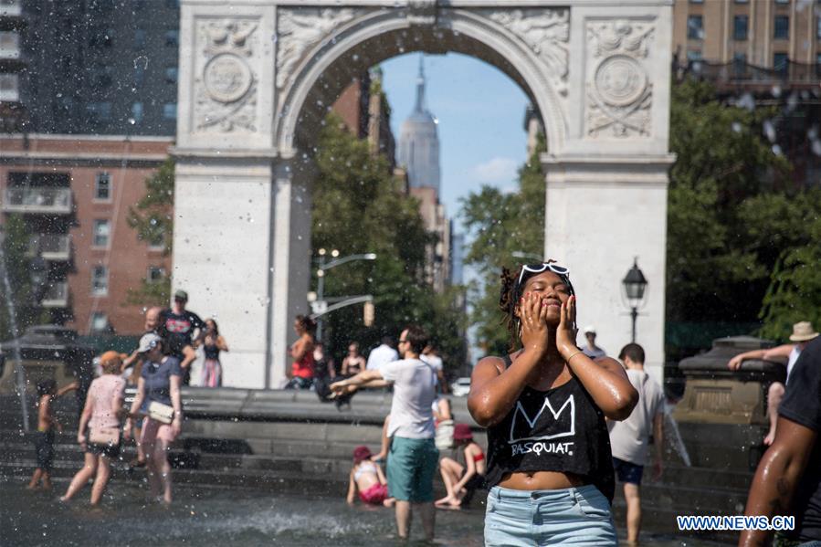 U.S.-NEW YORK-HEAT WAVE