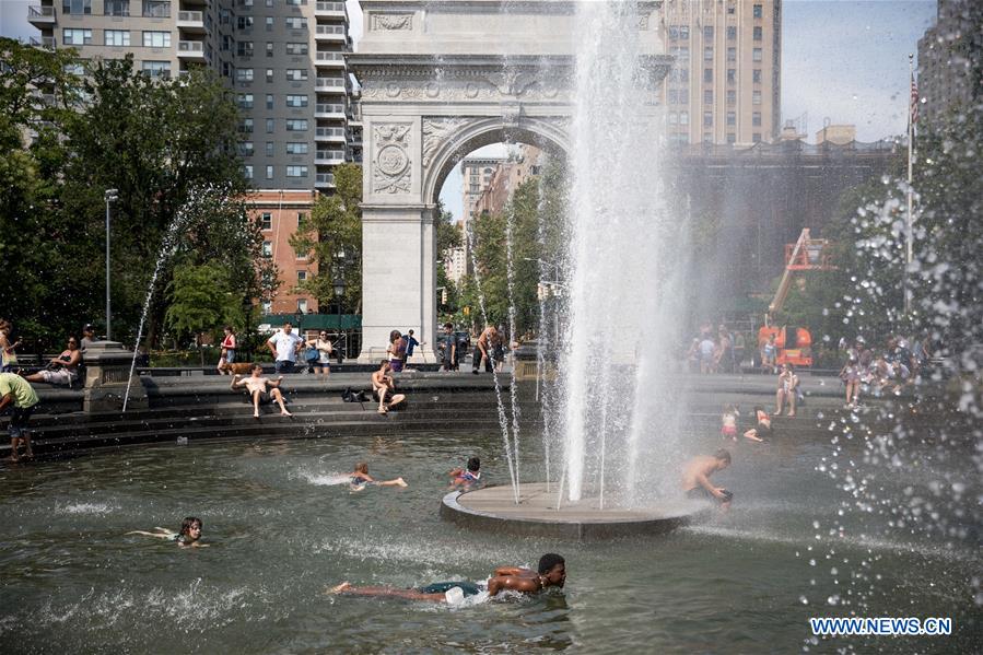 U.S.-NEW YORK-HEAT WAVE