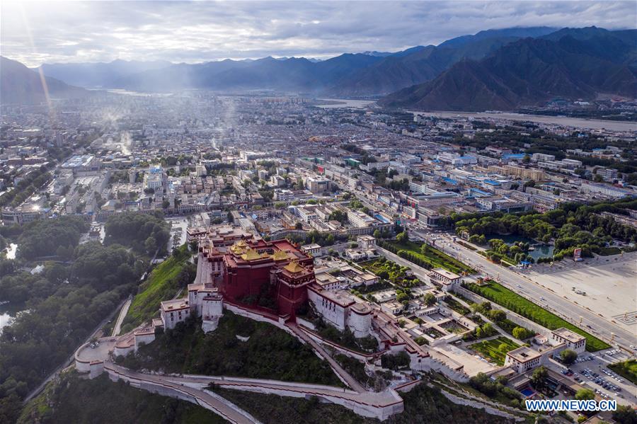 (InTibet)CHINA-TIBET-LHASA-AERIAL VIEW (CN)