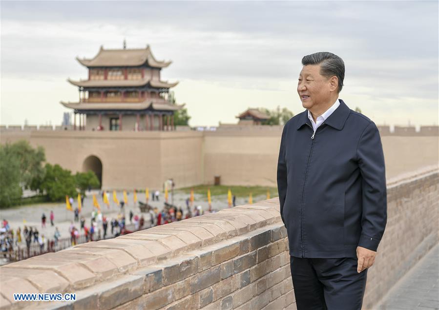 CHINA-GANSU-XI JINPING-INSPECTION (CN)