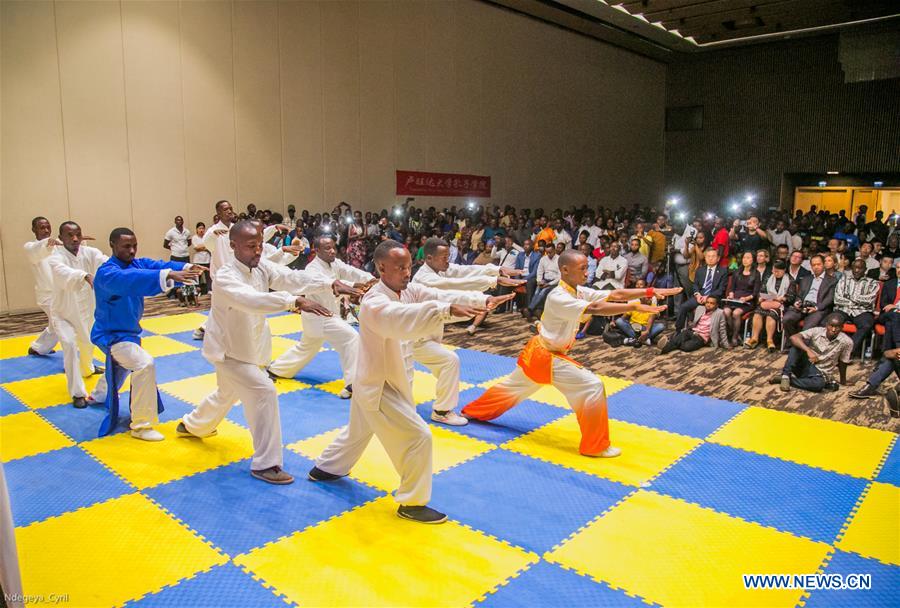 RWANDA-KIGALI-KUNG FU SHOW