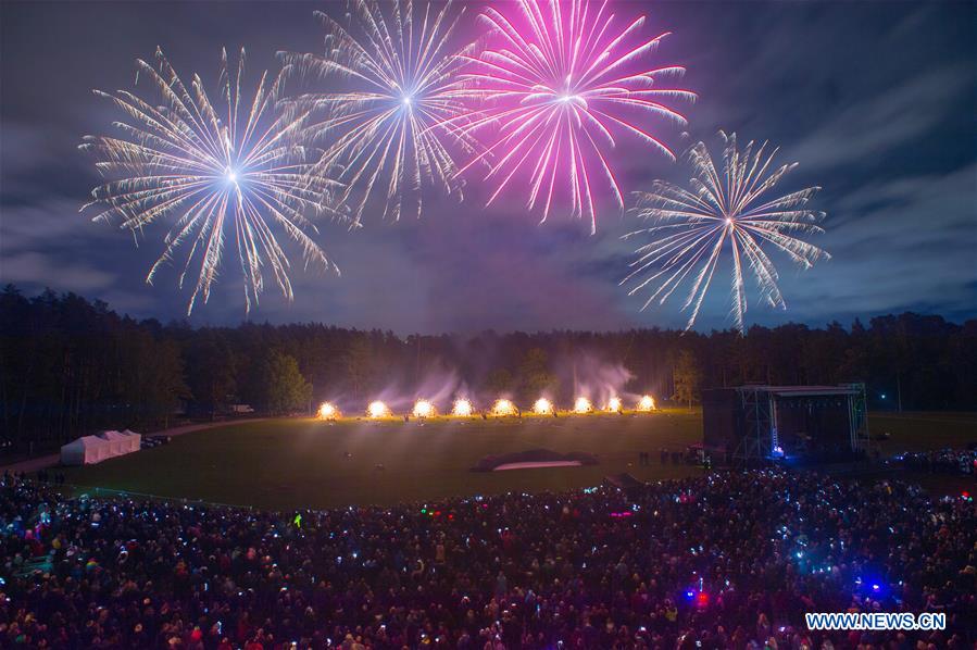 LITHUANIA-VILNIUS-INTERNATIONAL FIREWORKS SHOW