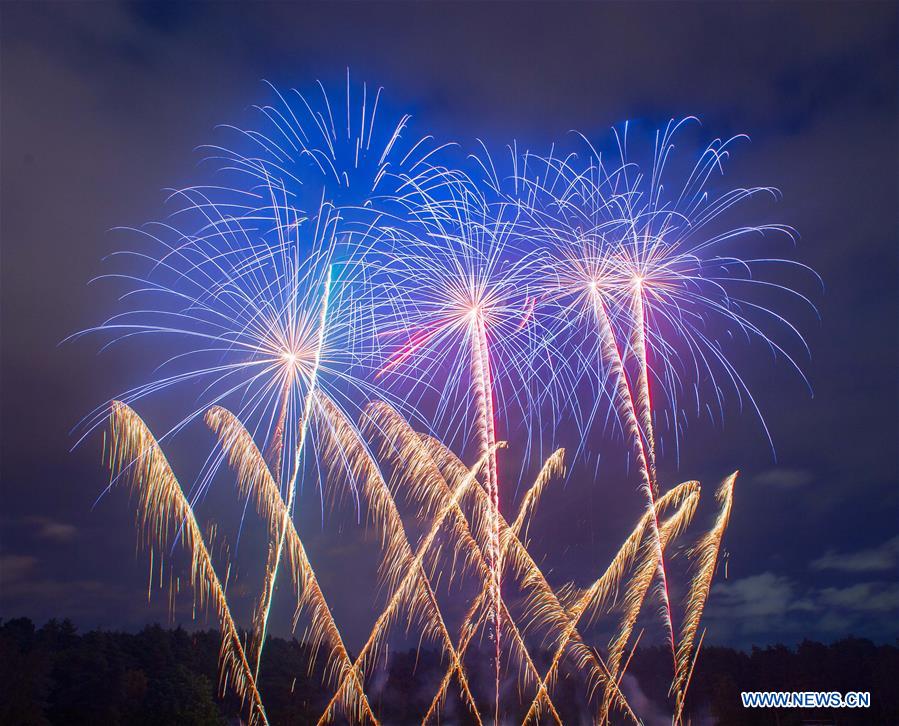 LITHUANIA-VILNIUS-INTERNATIONAL FIREWORKS SHOW