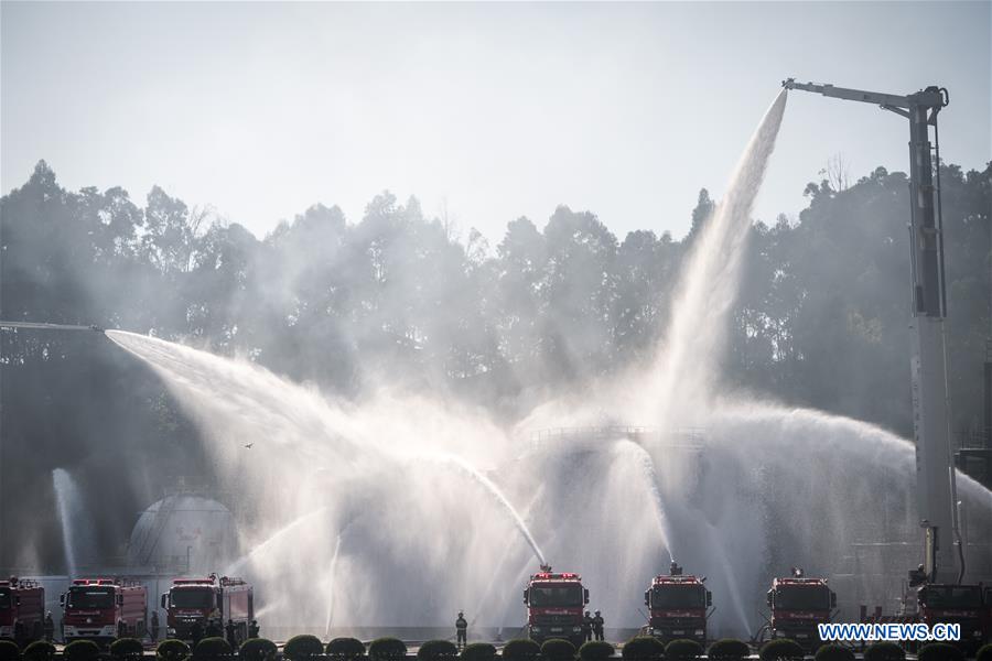 CHINA-YUNNAN-KUNMING-FIRE DRILL (CN)