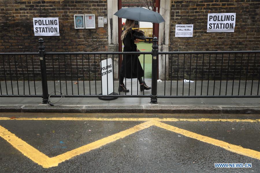 BRITAIN-LONDON-GENERAL ELECTION-POLLING STATION