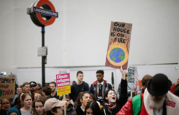 Young people call for action on climate change in London